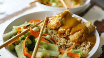 Tofu katsu curry