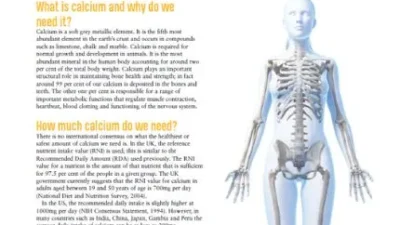 Calcium factsheet