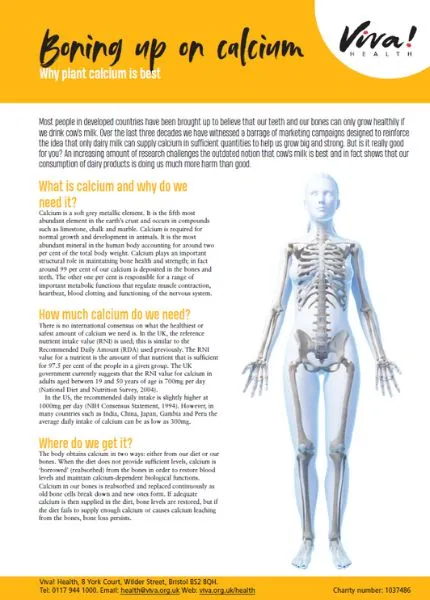 Calcium factsheet