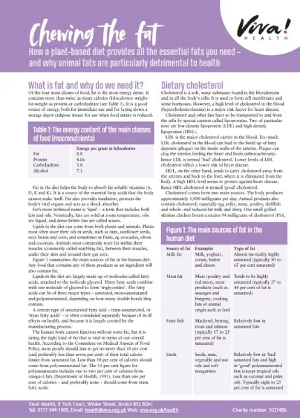 Fat factsheet