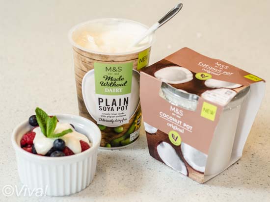 M&S yogurts