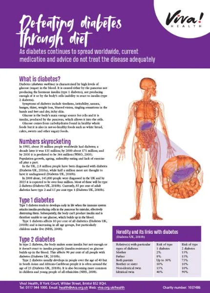 Diabetes factsheet