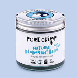 Pure chimp natural balm deodorant vegan