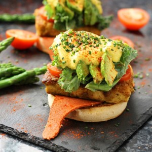 vegan eggs benedict