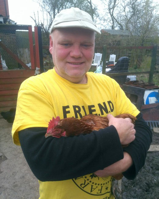 Hug a hen