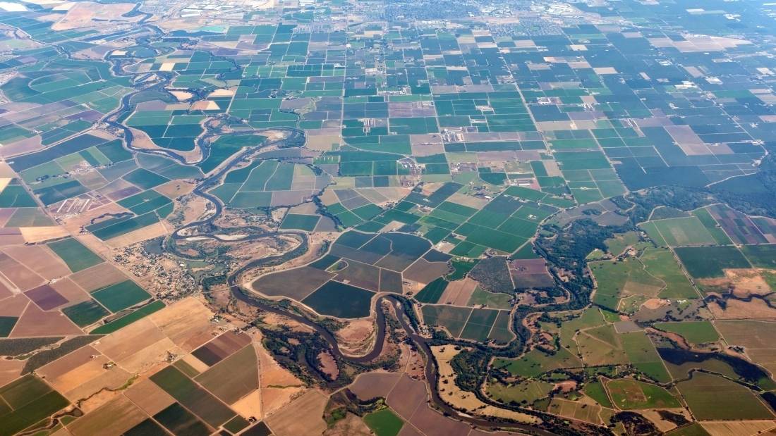 land use aerial shot