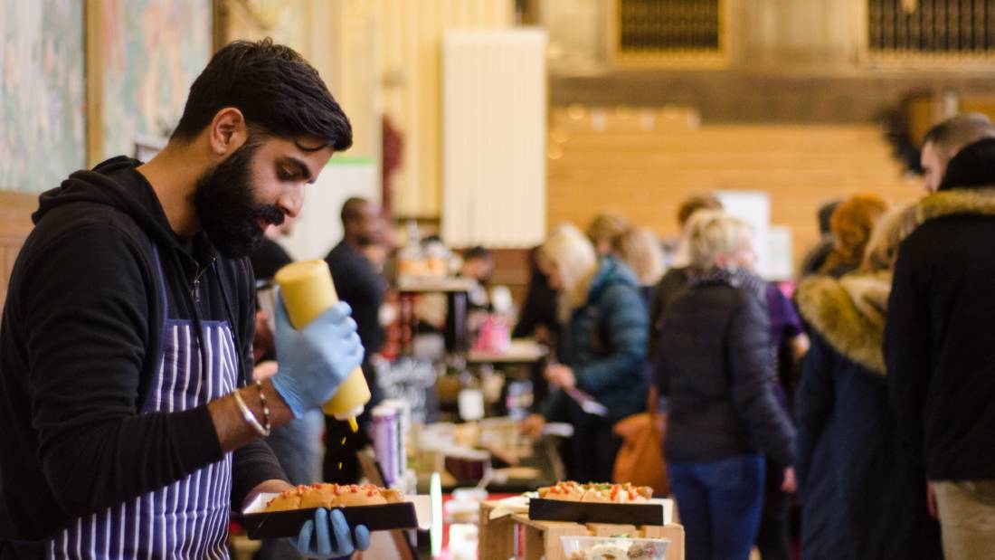 vegan festival stalls