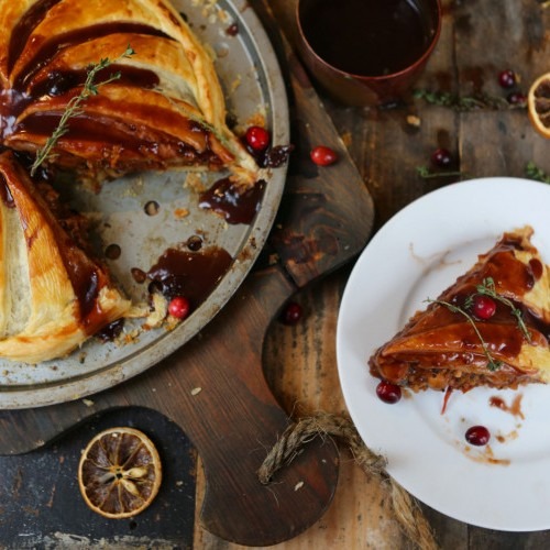 Chestnut, Mushroom & Red Wine Pithivier