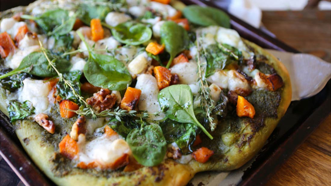 Pumpkin pizza