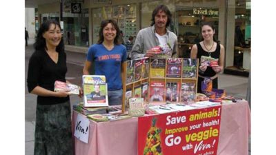 Veggie month stall