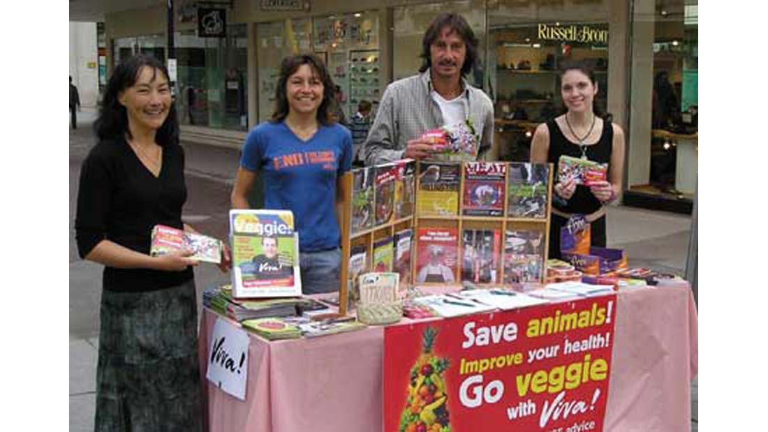 Veggie month stall