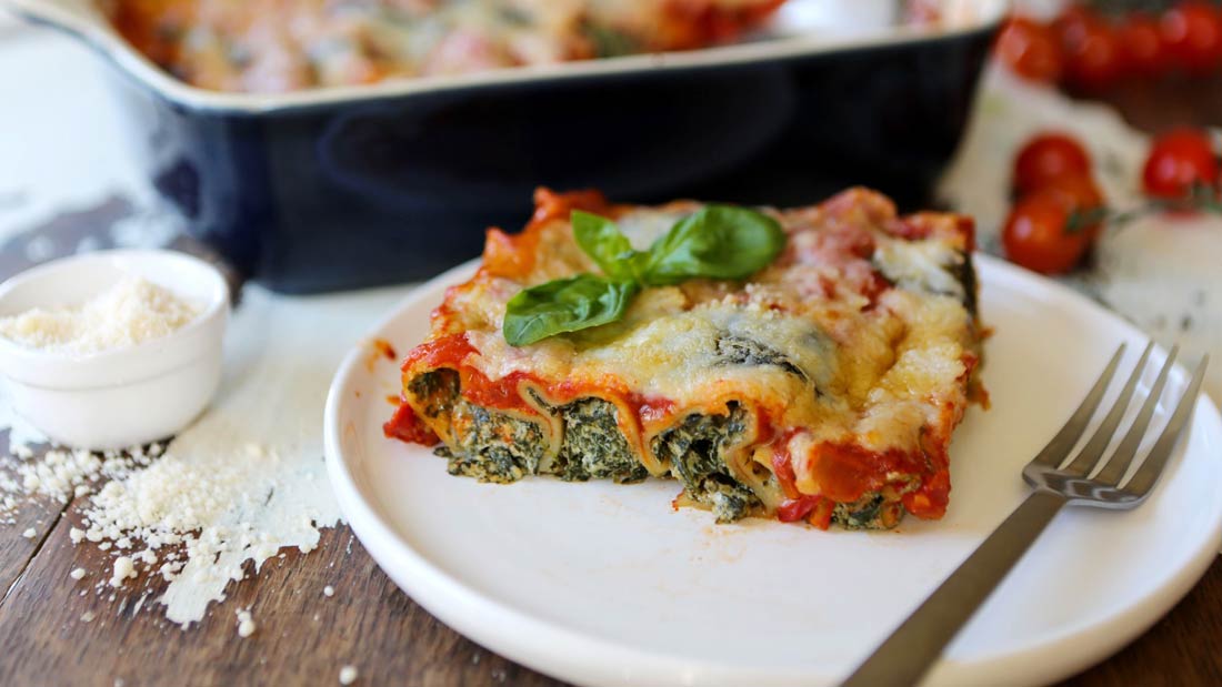 Vegan cannelloni