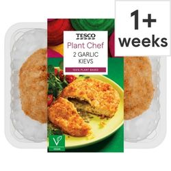 Tesco plant chef garlic kievs