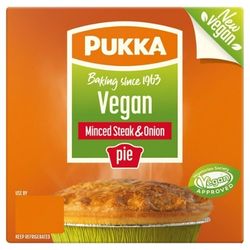 pukka vegan minced steak and onion pie