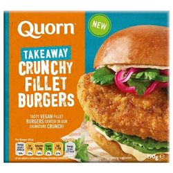 quorn crunchy fillet burgers