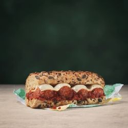 subway meatless marinara sub