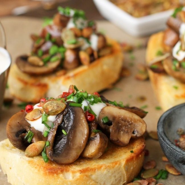 vrc Garlic Mushrooms