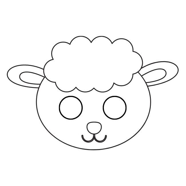 sheep mask