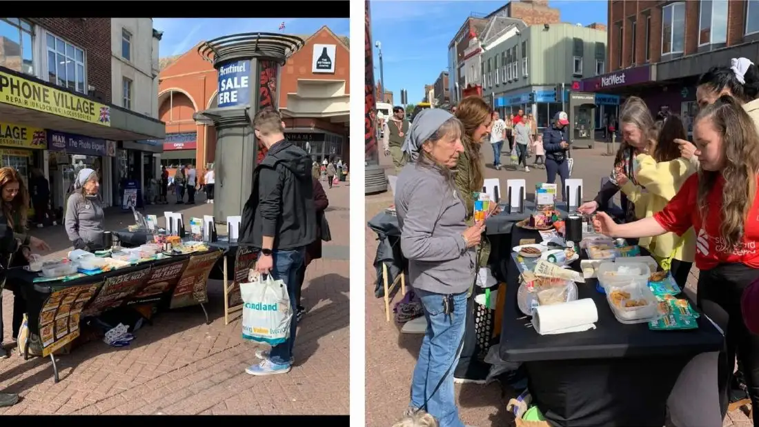 Stoke-on-Trent outreach stall